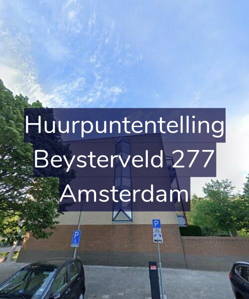 Foto gevel Huurpuntentelling voor Beysterveld 277, Amsterdam