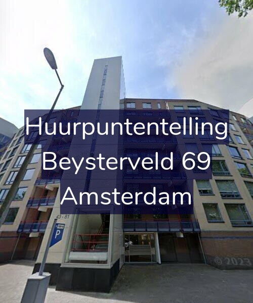 Foto gevel Huurpuntentelling voor Beysterveld 69, Amsterdam