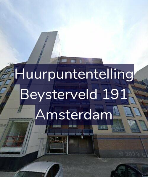 Foto gevel Huurpuntentelling voor Beysterveld 191, Amsterdam