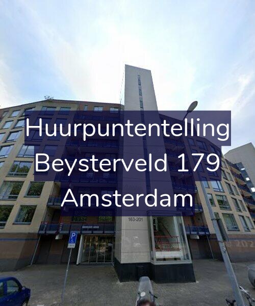Foto gevel Huurpuntentelling voor Beysterveld 179, Amsterdam