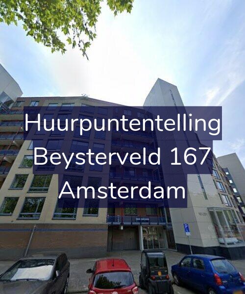 Foto gevel Huurpuntentelling voor Beysterveld 167, Amsterdam