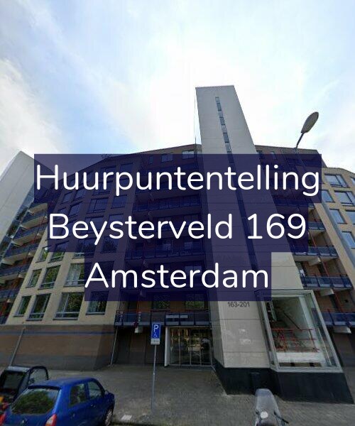 Foto gevel Huurpuntentelling voor Beysterveld 169, Amsterdam