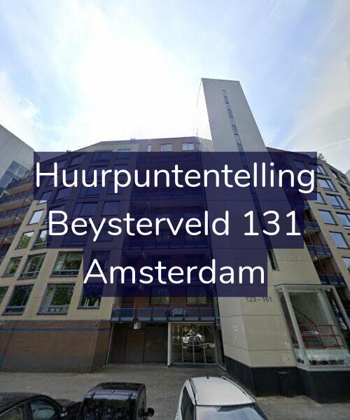 Foto gevel Huurpuntentelling voor Beysterveld 131, Amsterdam