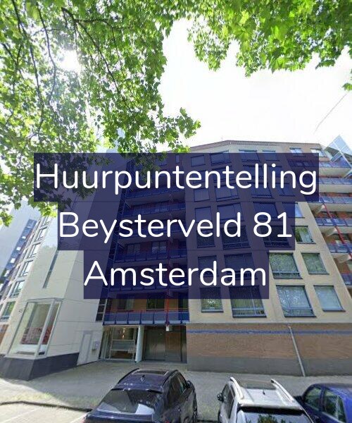 Foto gevel Huurpuntentelling voor Beysterveld 81, Amsterdam