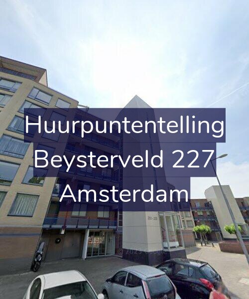 Foto gevel Huurpuntentelling voor Beysterveld 227, Amsterdam