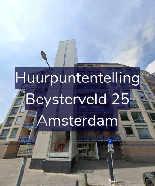 Foto gevel Huurpuntentelling voor Beysterveld 25, Amsterdam