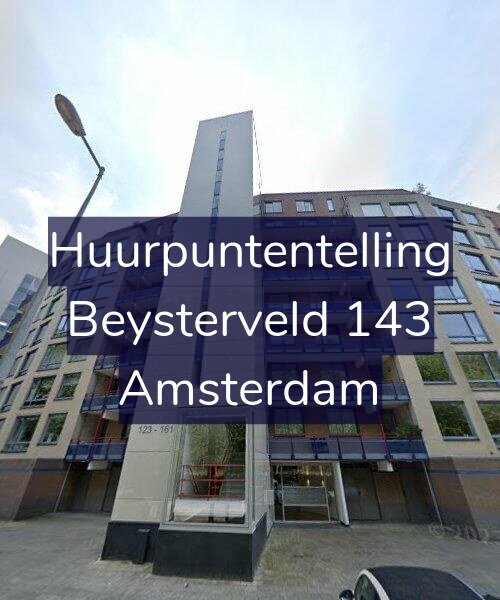 Foto gevel Huurpuntentelling voor Beysterveld 143, Amsterdam
