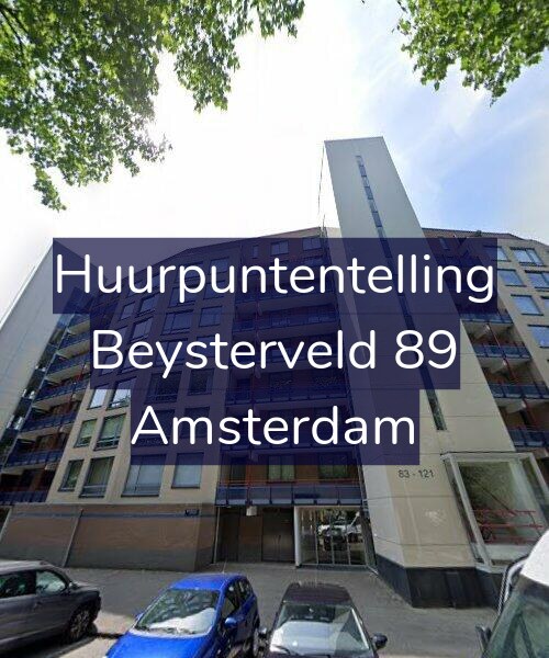 Foto gevel Huurpuntentelling voor Beysterveld 89, Amsterdam