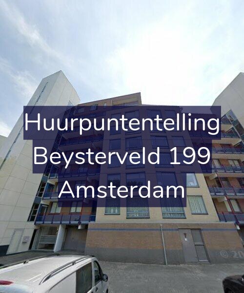 Foto gevel Huurpuntentelling voor Beysterveld 199, Amsterdam