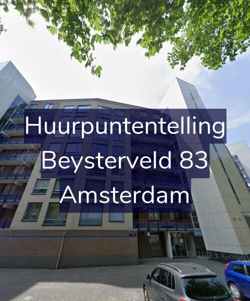 Foto gevel Huurpuntentelling voor Beysterveld 83, Amsterdam