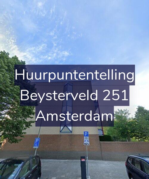 Foto gevel Huurpuntentelling voor Beysterveld 251, Amsterdam