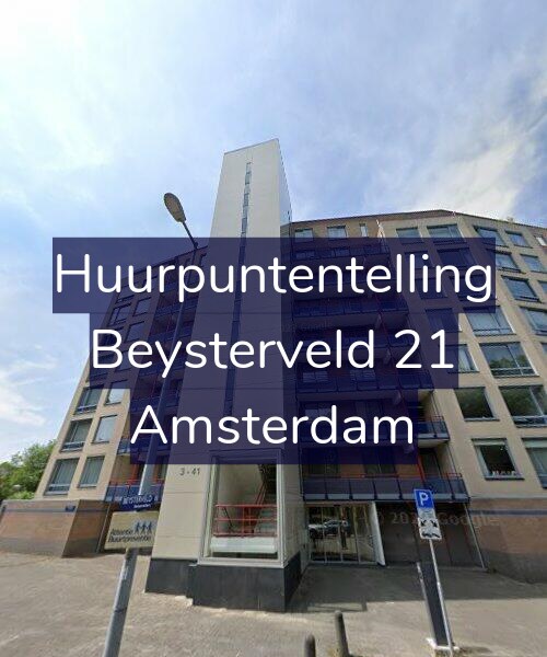 Foto gevel Huurpuntentelling voor Beysterveld 21, Amsterdam