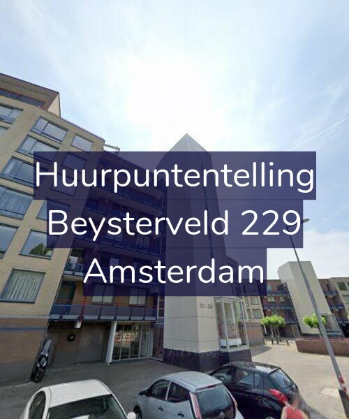 Foto gevel Huurpuntentelling voor Beysterveld 229, Amsterdam