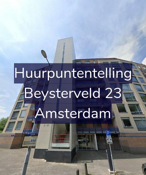 Foto gevel Huurpuntentelling voor Beysterveld 23, Amsterdam