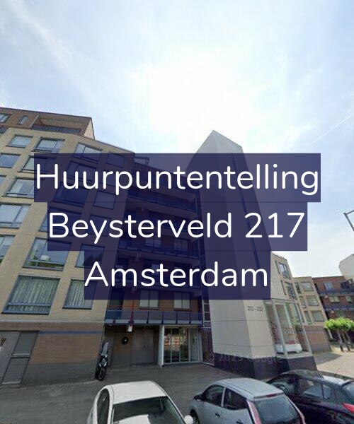 Foto gevel Huurpuntentelling voor Beysterveld 217, Amsterdam