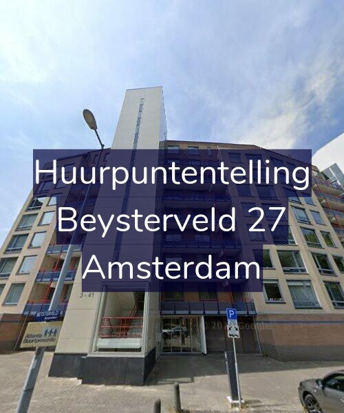 Foto gevel Huurpuntentelling voor Beysterveld 27, Amsterdam