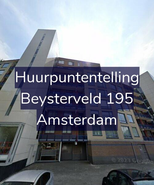 Foto gevel Huurpuntentelling voor Beysterveld 195, Amsterdam