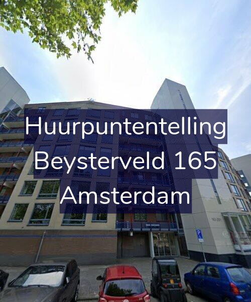 Foto gevel Huurpuntentelling voor Beysterveld 165, Amsterdam