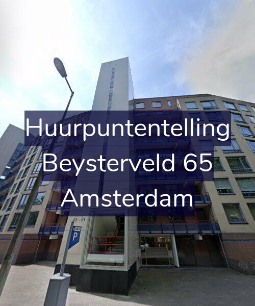 Foto gevel Huurpuntentelling voor Beysterveld 65, Amsterdam