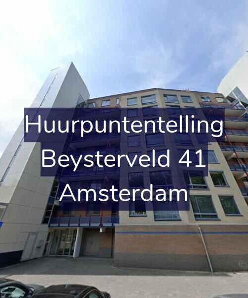 Foto gevel Huurpuntentelling voor Beysterveld 41, Amsterdam