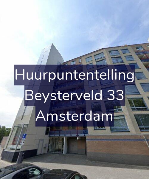 Foto gevel Huurpuntentelling voor Beysterveld 33, Amsterdam