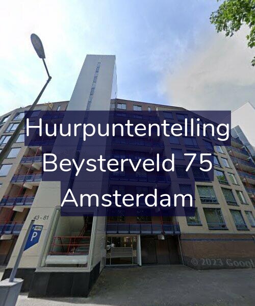 Foto gevel Huurpuntentelling voor Beysterveld 75, Amsterdam