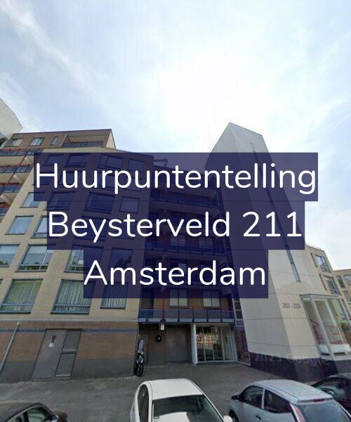 Foto gevel Huurpuntentelling voor Beysterveld 211, Amsterdam