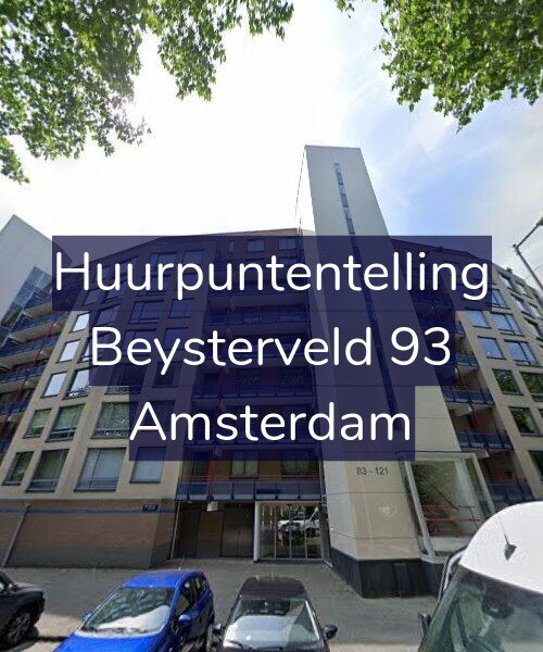 Foto gevel Huurpuntentelling voor Beysterveld 93, Amsterdam