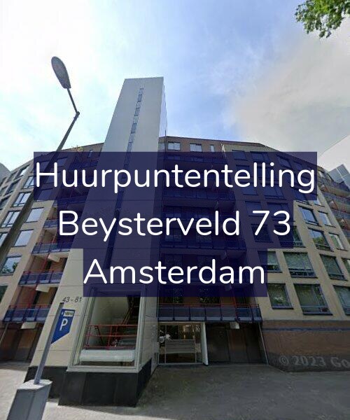 Foto gevel Huurpuntentelling voor Beysterveld 73, Amsterdam
