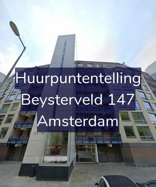 Foto gevel Huurpuntentelling voor Beysterveld 147, Amsterdam