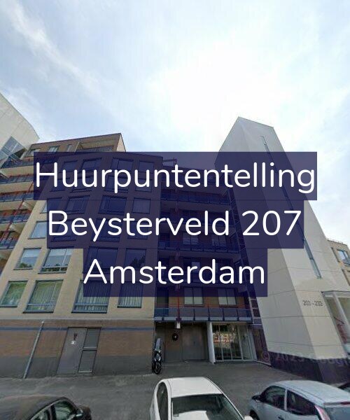 Foto gevel Huurpuntentelling voor Beysterveld 207, Amsterdam