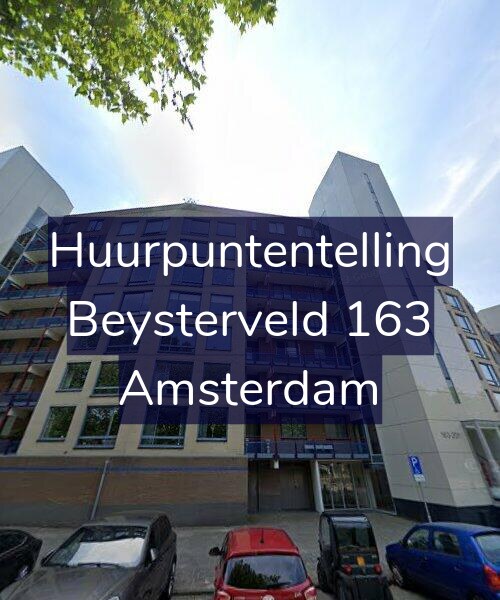 Foto gevel Huurpuntentelling voor Beysterveld 163, Amsterdam