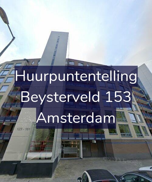 Foto gevel Huurpuntentelling voor Beysterveld 153, Amsterdam