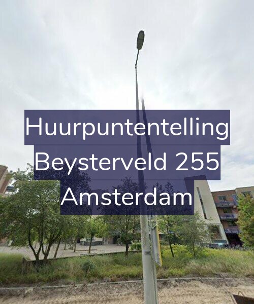 Foto gevel Huurpuntentelling voor Beysterveld 255, Amsterdam