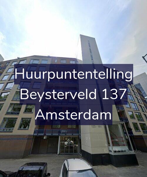 Foto gevel Huurpuntentelling voor Beysterveld 137, Amsterdam