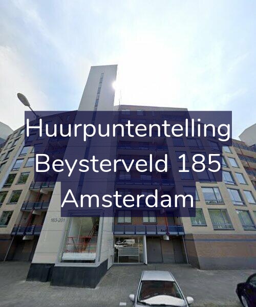Foto gevel Huurpuntentelling voor Beysterveld 185, Amsterdam