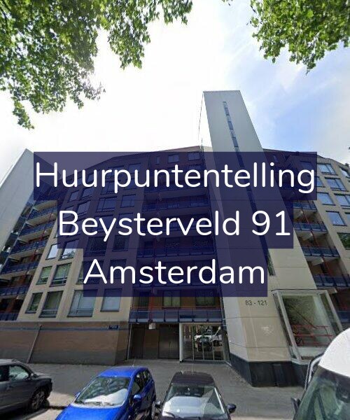 Foto gevel Huurpuntentelling voor Beysterveld 91, Amsterdam