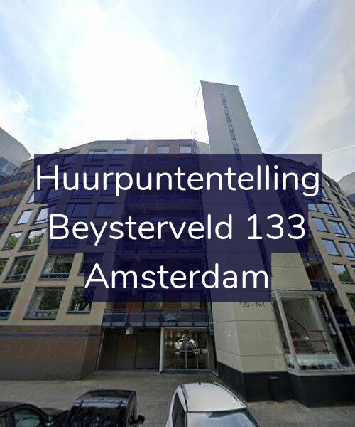 Foto gevel Huurpuntentelling voor Beysterveld 133, Amsterdam