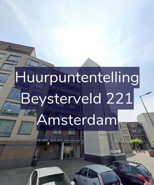 Foto gevel Huurpuntentelling voor Beysterveld 221, Amsterdam
