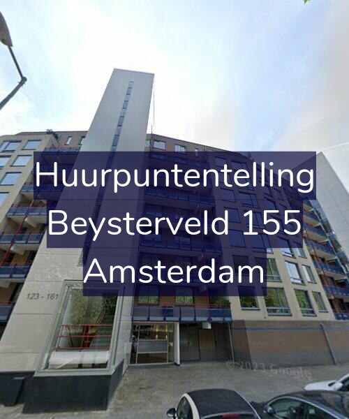 Foto gevel Huurpuntentelling voor Beysterveld 155, Amsterdam