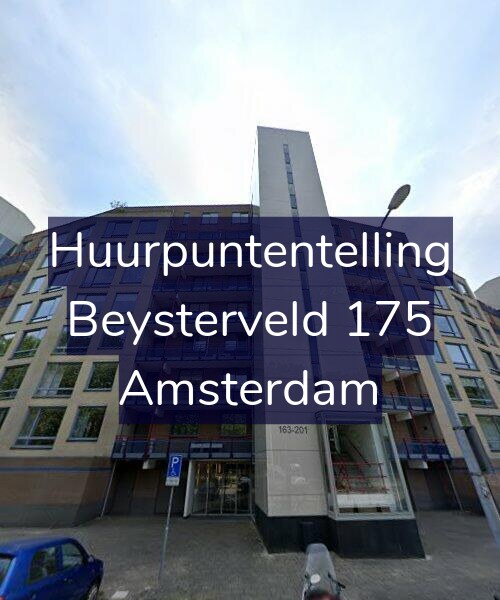 Foto gevel Huurpuntentelling voor Beysterveld 175, Amsterdam