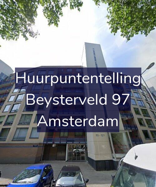Foto gevel Huurpuntentelling voor Beysterveld 97, Amsterdam