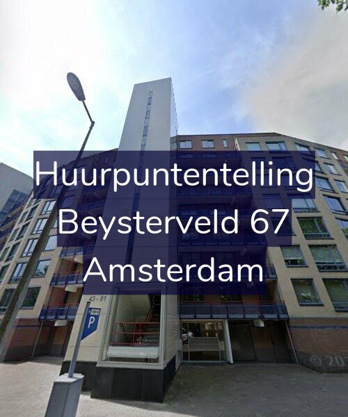 Foto gevel Huurpuntentelling voor Beysterveld 67, Amsterdam