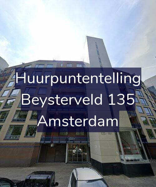 Foto gevel Huurpuntentelling voor Beysterveld 135, Amsterdam