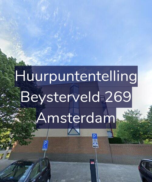 Foto gevel Huurpuntentelling voor Beysterveld 269, Amsterdam