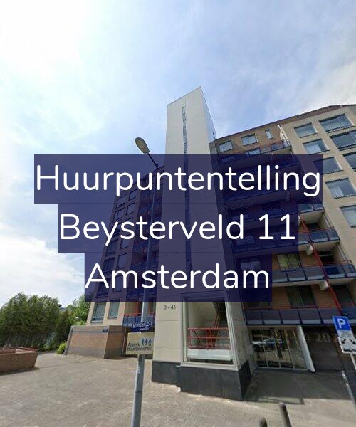 Foto gevel Huurpuntentelling voor Beysterveld 11, Amsterdam