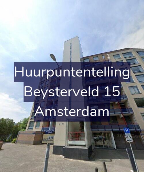 Foto gevel Huurpuntentelling voor Beysterveld 15, Amsterdam