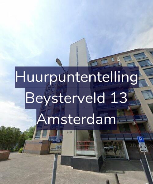 Foto gevel Huurpuntentelling voor Beysterveld 13, Amsterdam