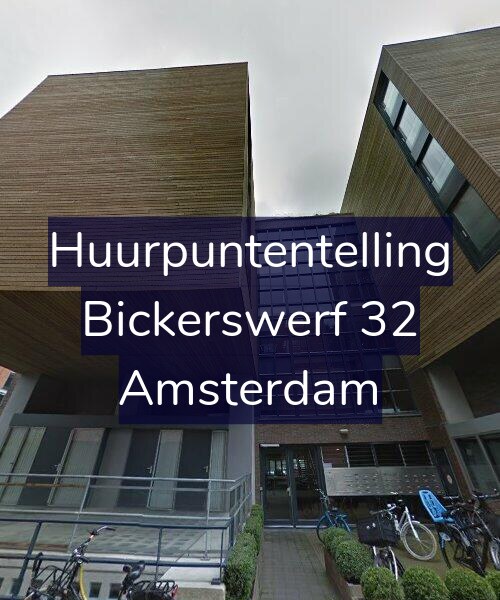 Foto gevel Huurpuntentelling voor Bickerswerf 32, Amsterdam