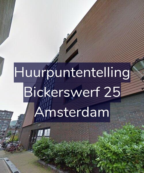 Foto gevel Huurpuntentelling voor Bickerswerf 25, Amsterdam